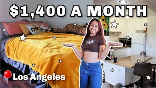 WHAT $1400 PER MONTH GETS YOU IN LOS ANGELES: Apartment Tour 2021