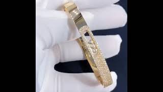 Messika Move Noa Pave Bracelet 18k Pink Gold With Diamonds