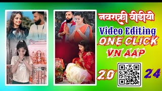 Navratri Status Video Editing in Vn App | Navratri Special Vn Code | Durga Puja Video Editing screenshot 1