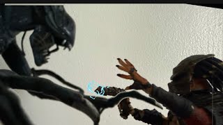 Alien VS Predator : Stop motion battle 