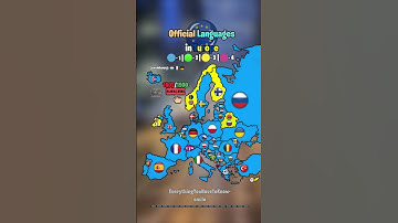 Official languages in Europe! 👀🌎 #shorts #map #europe #geography