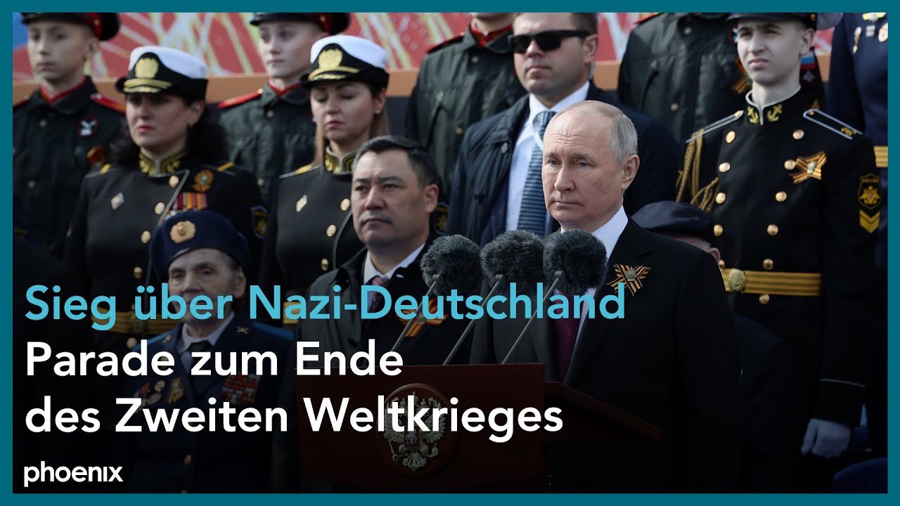 PUTINS PROPAGANDA-PARADE: Sorge um Sicherheit - Präsident tritt bei Waffenschau auf | WELT