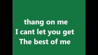 mya ft Jay-z(remix) BEST OF ME LYRICS