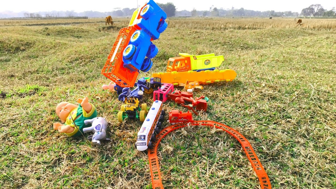 Tipper Track Tractor Train Dumper Cartoon Kids Video Bumper Kids