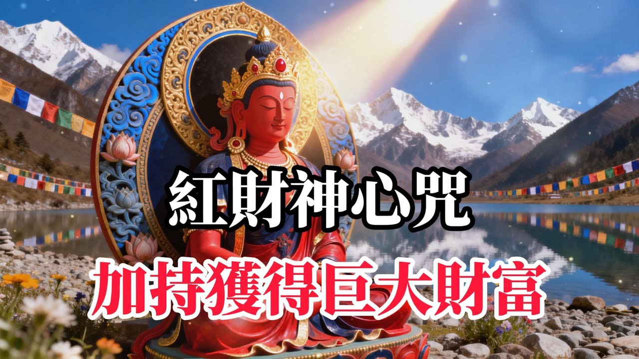 紅財神心咒 黃財神力，增長無盡善業，成就圓滿財富，正財偏財，福德招引，讓您的努力，獲得倍數回報，快速掌握招財心法