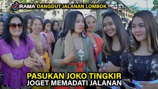 WARGA DOPANG AMBYAR MENGIRINGI CAK REZA SAMBIL JOGET SEPANJANG JALAN DENGAN LAGU JOKO TINGKIR