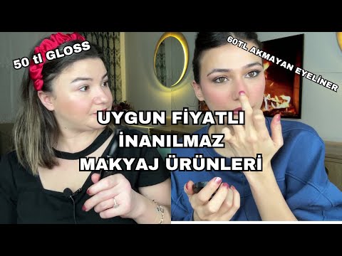 UYGUN FİYATLI İNANILMAZ MAKYAJ ÜRÜNLERİ | 50TL'ye akmayan eyeliner  @inanilmazbirseyya