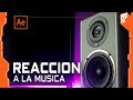 Como Hacer que CUALQUIER Elemento Reaccione a la Musica en AFTER EFFECTS || Tutorial After Effects