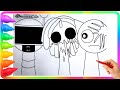 INCREDIBOX SPRUNKI 😍How to color Horror Edition😏? #sprunki #coloring #drawing#oddlysatisfying 