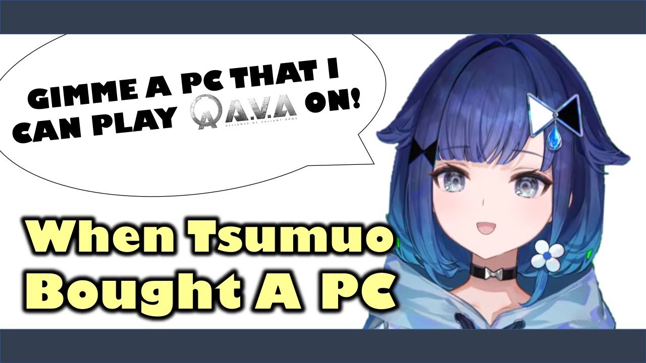 When Tsumuo Bought a PC for AVA 【Tsumugi Kokage | VSPO! ENG SUB