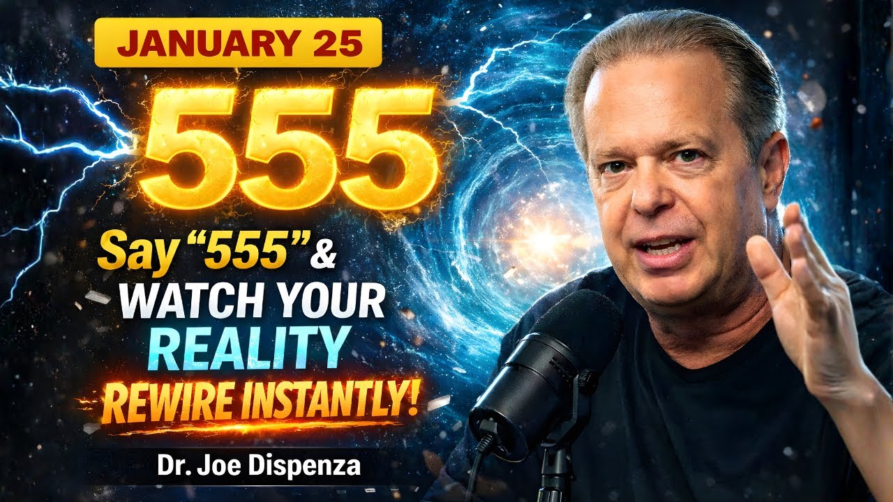 January 25: Say “555” and Watch Your Reality Rewire Itself Instantly Dr. Joe Dispenza