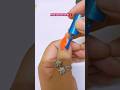 💅🧷 simple nail art with safety pin #nailart2025 #shorts #shortvideo