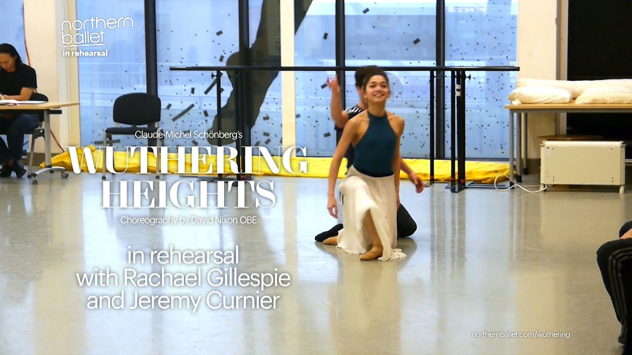 Wuthering Heights in rehearsal with Rachael and Jeremy