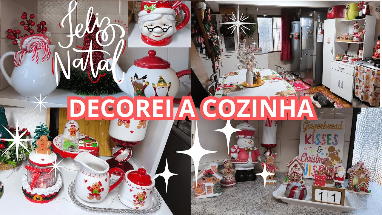 DEIXE SUA CASA LINDA NESTE NATAL🎅  DECORAÇÃO DA COZINHA PARA O NATAL 2025 #COZINHA #DECORAÇÃO #NATAL