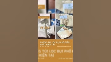 ✨ 3 loại túi lọc bụi thông dụng hiện nay: PE500 – Nomex Aramid – PPS ✨ #đôngchâu #dcf #thegioiloc