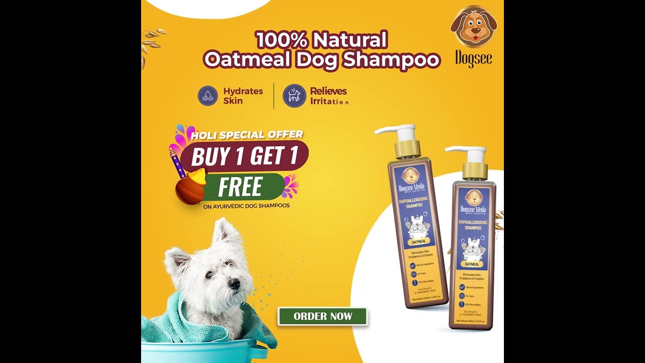 Buy 1 Get 1 Offer on Dog Shampoos| Sale ends soon