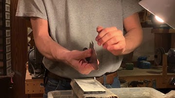 What is a burr or wire edge when you are sharpening a knife
