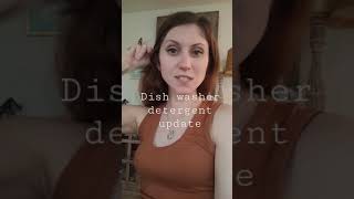 diy dish washer detergent update! it actually worked!