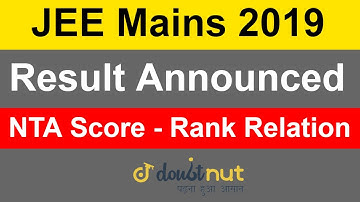 JEE Mains 2019 January | Result Announced | NTA Score | How To Check