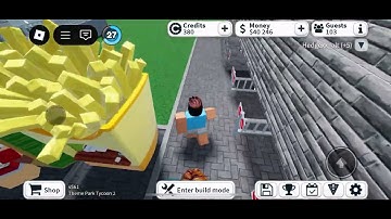 Pavement path inside theme park tycoon 2 (quick tutorial)