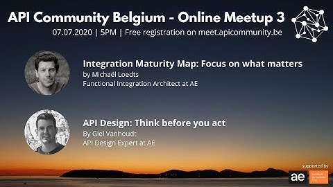 [API Community Belgium - Meetup 3] - API Design: Think before you act by Giel Vanhoudt