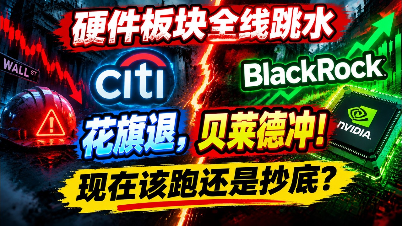 花旗突发降级警告，贝莱德逆势硬顶！下季度大洗牌，拿什么保住这两年的AI浮盈？
