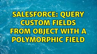 Salesforce: Query custom fields from object with a polymorphic field