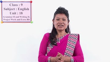 90 Class 9 English Unit 18 Grammar II and Writing II