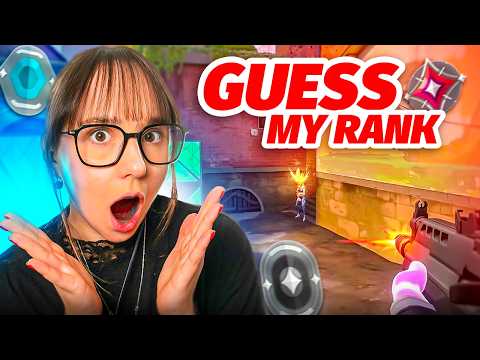 GUESS MY RANK VALORANT !
