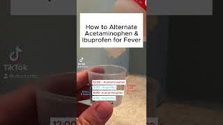 Here’s how to alternate Tylenol and Motrin.  #fever