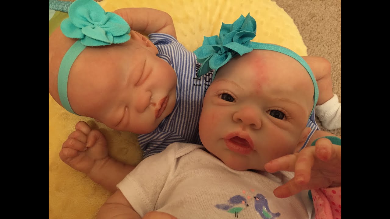 Night in the life of reborn baby twins Adelynn and Isla!