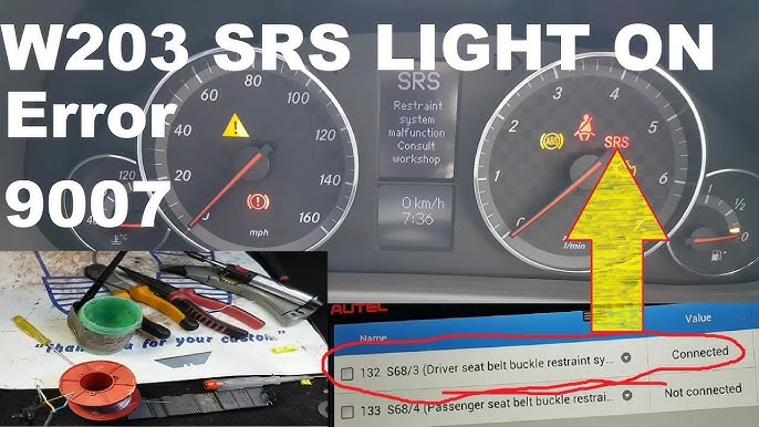 Mercedes Srs Light Diagnosis And Reset