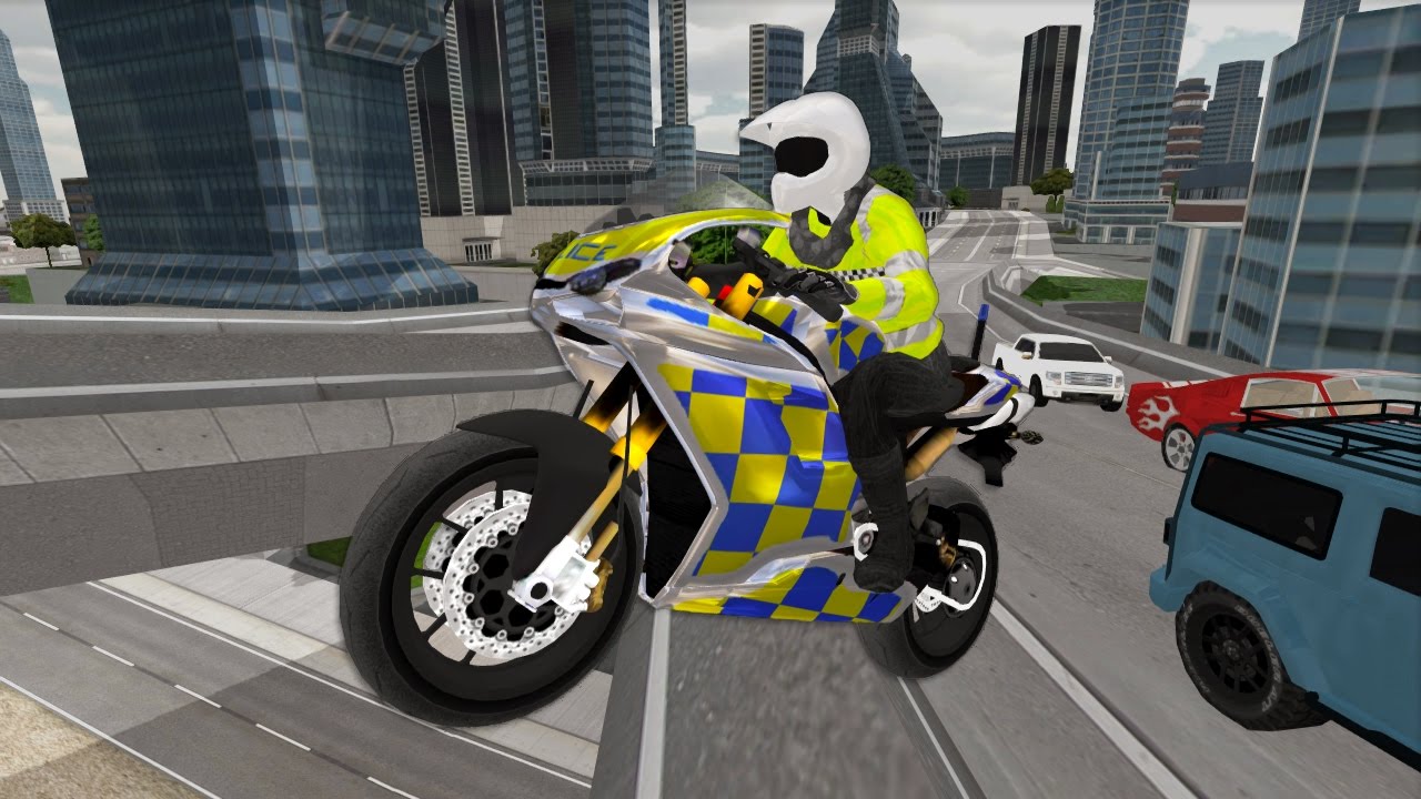 Police Motorbike Simulator 3D MOD APK cover