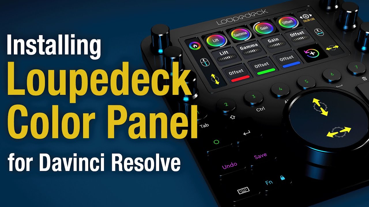 Loupedeck is now compatible with Resolve and controls live streaming