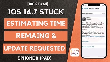 iOS 14.8 Update Stuck On Estimating Time Remaining