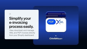 Shopify XML e-Invoicing plugin by Candelafot