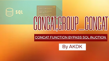 CONCAT GROUP CONCAT Bypass SQL INJECTION