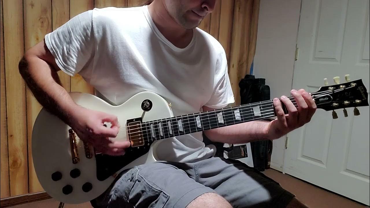 I tuned my low E string down to A... YouTube