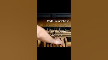 Inside my homemade pipe organ, the pedalboard #shorts