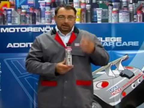 Противоизносная присадка с молибденом для системы смазки двигателя Liqui Moly Oil Additiv with MoS2 125мл, видео 2