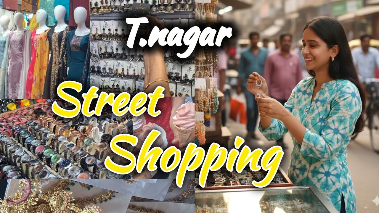 T. Nagar polama?🥳 Shopping, Food & Crazy Streets! 