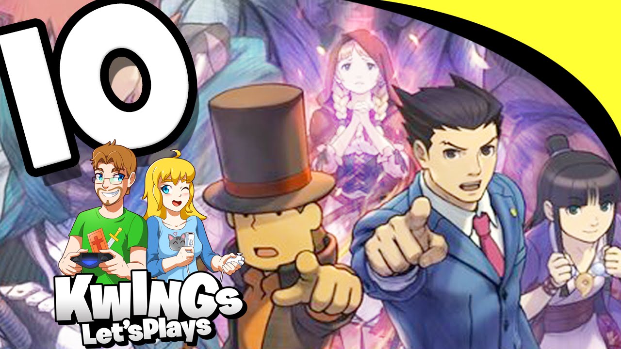 Professor Layton vs Phoenix Wright: Walkthrough PART 10 - YouTube