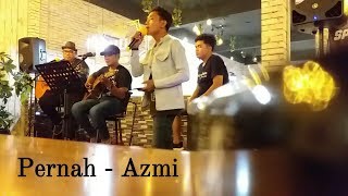 LIVE IN CAFE !!! SUARA PENGAMEN KISARAN || Pernah - Azmi
