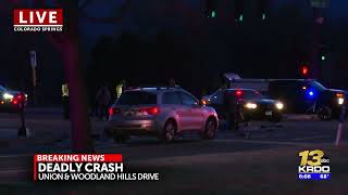 Fatal crash closes stretch of Union Boulevard in Colorado Springs