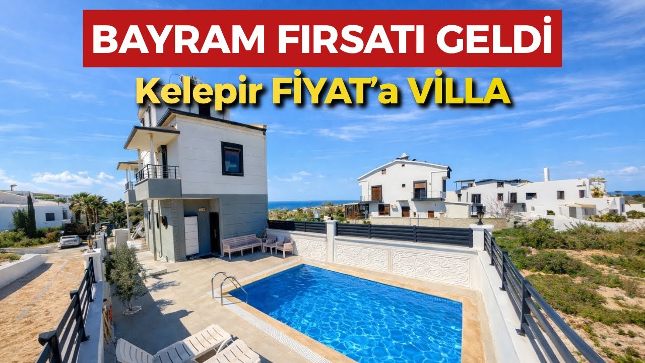 ÖZEL HAVUZLU DENİZ MANZARALI VİLLA - BURAYI KAÇIRAN ÇOK ÜZÜLÜR!/ V166