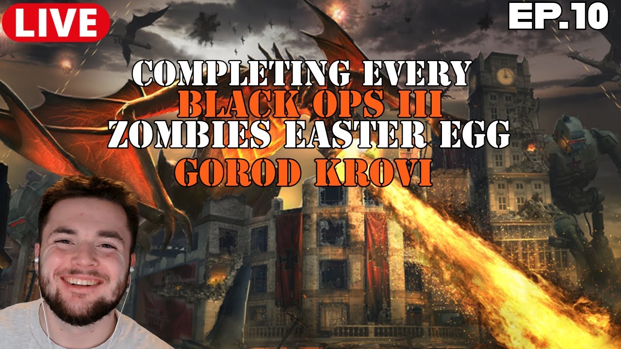 BEATING ALL COD ZOMBIES EASTER EGGS! / BLACK OPS 3 / GOROD KROVI / EP.10
