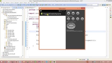 Android Fragments Tutorial Part-2 Creating Fragment Dynamically