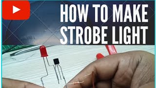 How to make strobe light, use in aircraft system.