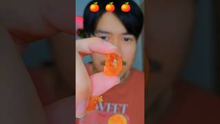#กินตามอิโมจิ อัญมณีส้ม #mukbang #jelly #emoji #เยลลี่ #food #ส้ม #dessert #shorts #eating #funny