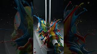 Hydraulic Press Crushing an Oversized Toothpaste Tube #shorts #shortvideo #facts #foryou